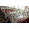 Babi Farrowing Crates Dengan Tingkat Baru Slatted Gaya